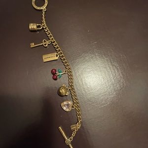 Coach charm bracelet